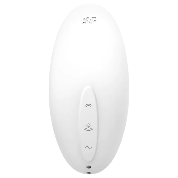 Satisfyer Vulva Lover 2 - léghullámos csikló vibrátor (fehér)