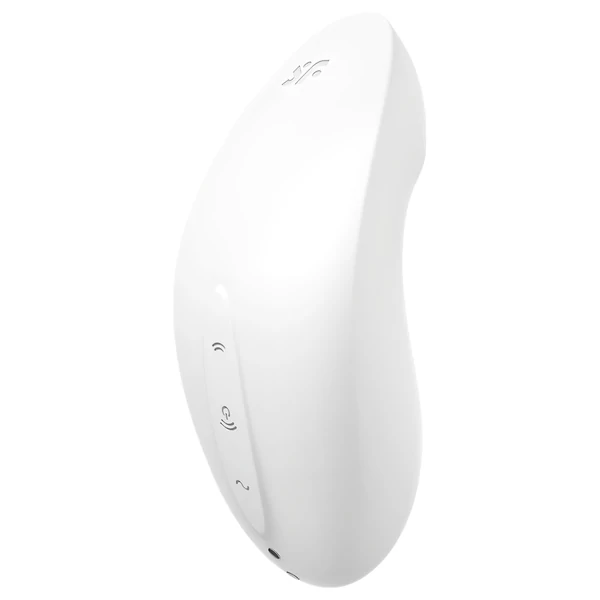 Satisfyer Vulva Lover 2 - léghullámos csikló vibrátor (fehér)