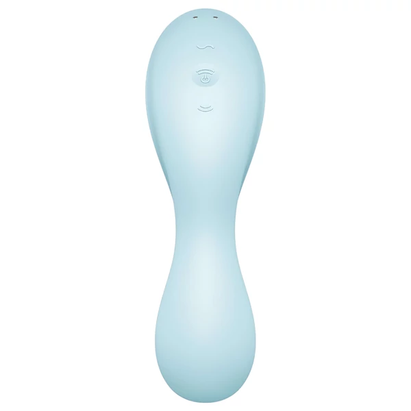 Satisfyer Curvy Trinity 5+ - App-vezérelt 2in1 vibrátor (kék)