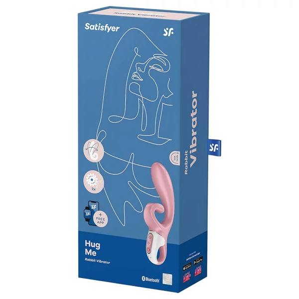 Satisfyer Hug Me - App-vezérelt csiklókaros vibrátor (pink)