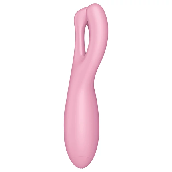 Satisfyer Threesome 4 - okos csikló vibrátor (pink)