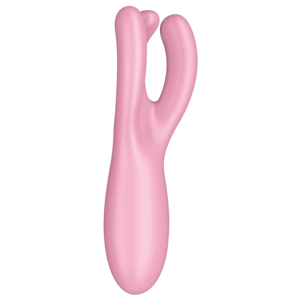Satisfyer Threesome 4 - okos csikló vibrátor (pink)