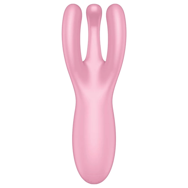 Satisfyer Threesome 4 - App-vezérelt csiklóvibrátor (pink)