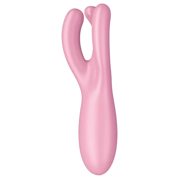 Satisfyer Threesome 4 - okos csikló vibrátor (pink)