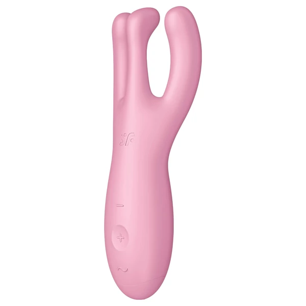 Satisfyer Threesome 4 - okos csikló vibrátor (pink)
