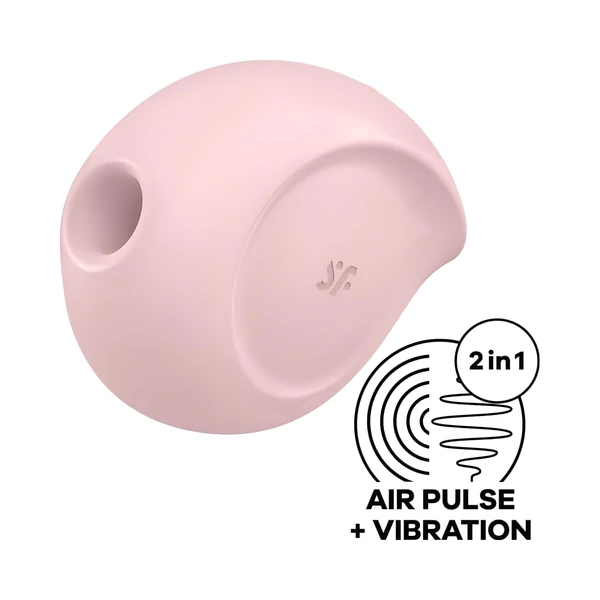 Satisfyer Sugar Rush - léghullámos csikló vibrátor (pink)