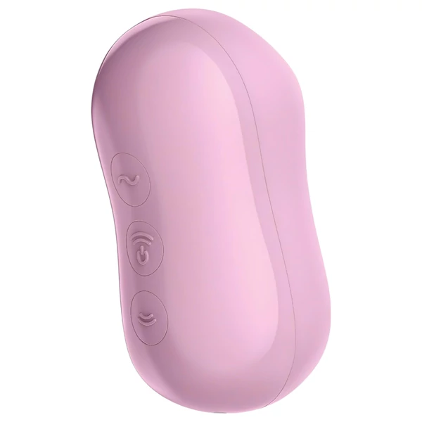 Satisfyer Cotton Candy - akkus léghullámos csikló vibrátor (lila)