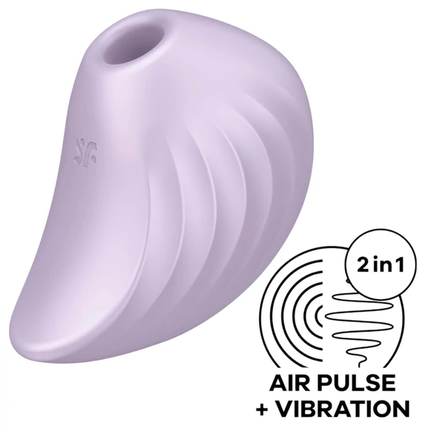 Satisfyer Pearl Diver - léghullámos csikló vibrátor (viola)