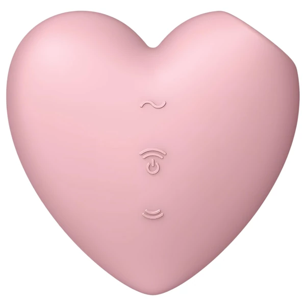 Satisfyer Cutie Heart - akkus léghullámos csikló vibrátor (pink)