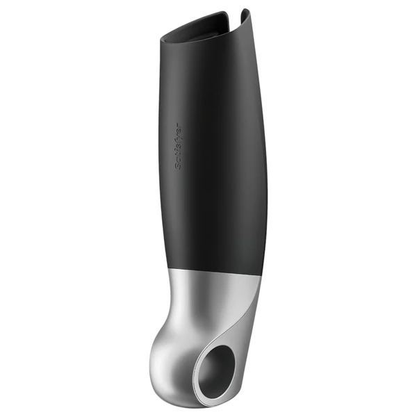 Satisfyer Power – App-vezérelt maszturbátor, férfiaknak (fekete)