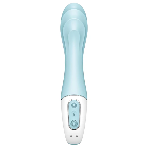 Satisfyer Air Pump Vibrator 5 - App-vezérelt (kék)