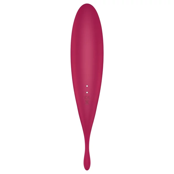 Satisfyer Twirling Pro - okos 2in1 csikló vibrátor (piros)