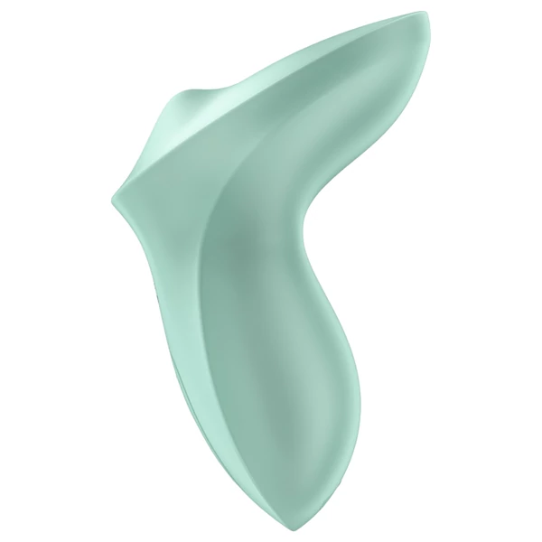 Satisfyer Exciterrr - forgó gyöngyös csikló vibrátor (zöld)