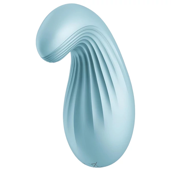 Satisfyer Dipping Delight - akkus csikló vibrátor (kék)