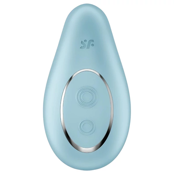 Satisfyer Dipping Delight - akkus csikló vibrátor (kék)