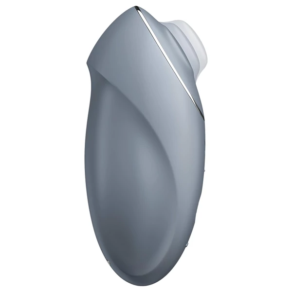 Satisfyer Tap & Climax 1 - 2in1 csikló vibrátor (szürke)