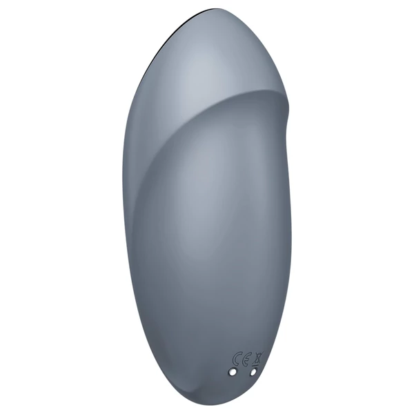 Satisfyer Tap & Climax 1 - 2in1 csikló vibrátor (szürke)