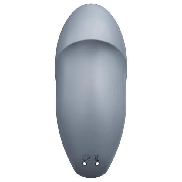 Satisfyer Tap & Climax 1 - 2in1 csikló vibrátor (szürke)