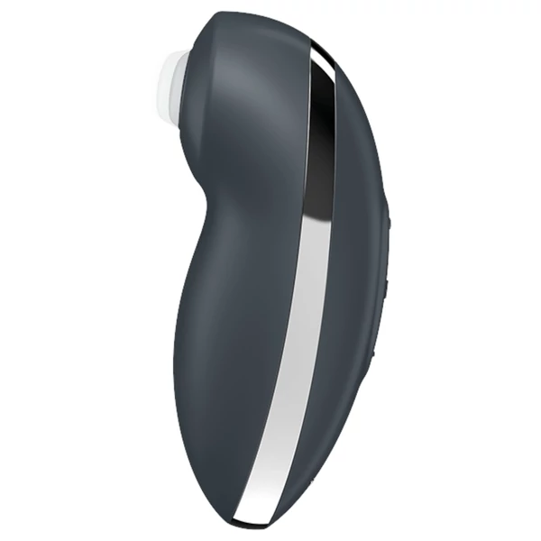 Satisfyer Tap & Climax 2 - 2in1 csikló vibrátor (szürke)