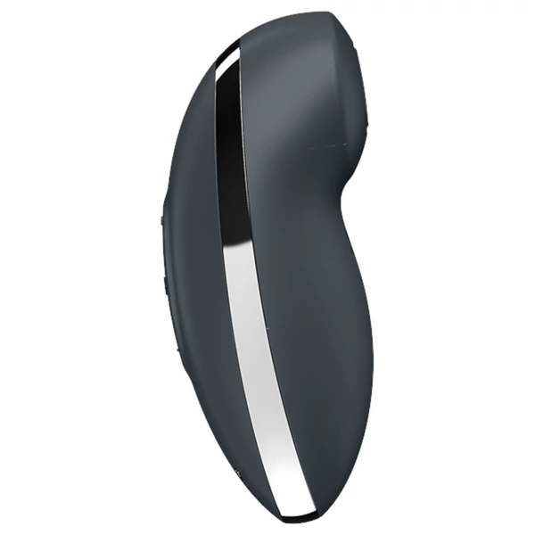 Satisfyer Tap & Climax 2 - 2in1 csikló vibrátor (szürke)