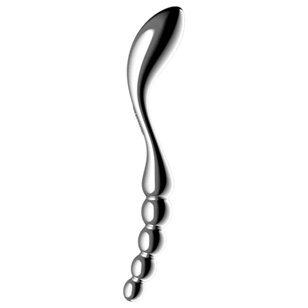 Satisfyer Star Force 1 - gömbös acéldildó (ezüst)