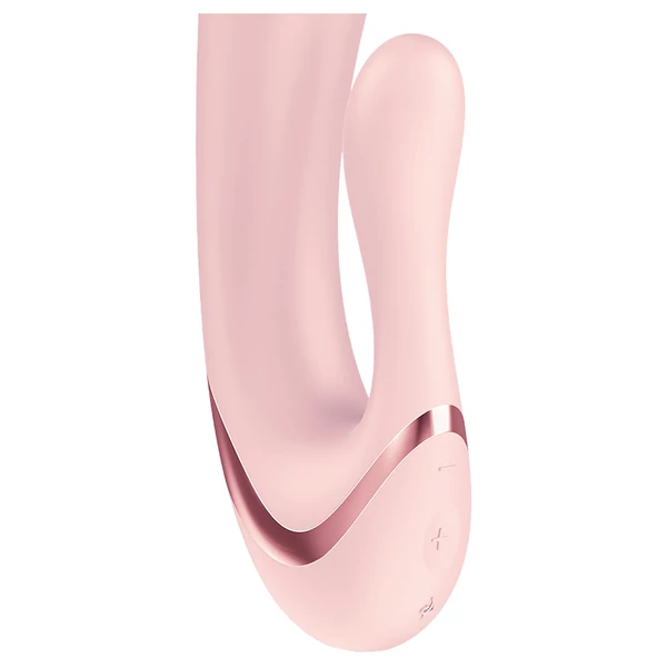 Satisfyer - Pearl Bunny 3 forgógyöngyös nyuszivibrátor (pink)