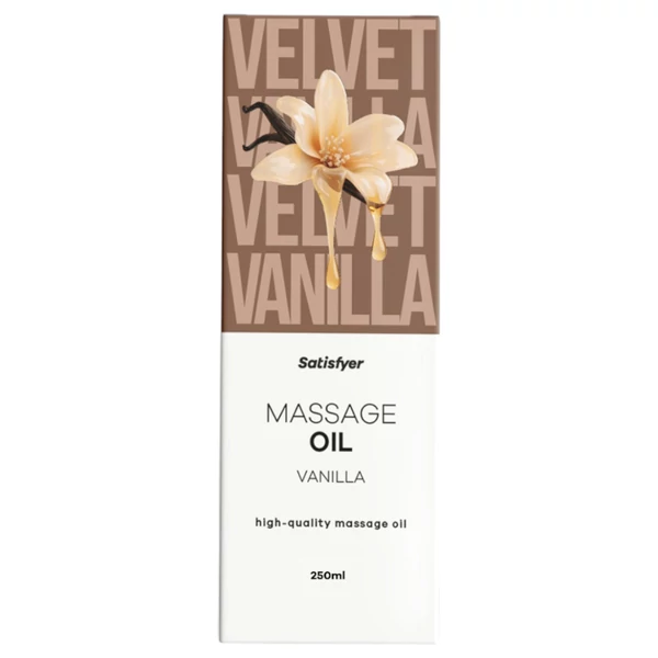 Satisfyer - masszázsolaj - vanília (250 ml)