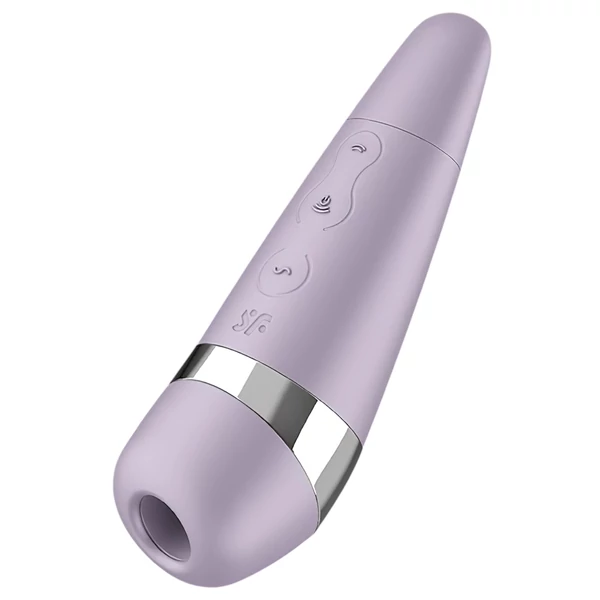 Satisfyer Pro 3+ Battery - léghullámos csiklóvibrátor (lila)