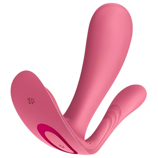 Satisfyer Top Secret+ - viselhető G-pont- és análvibrátor (rózsaszín)