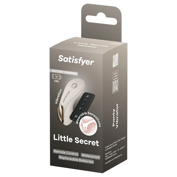 Satisfyer Little Secret - bugyivibrátor (fehér)