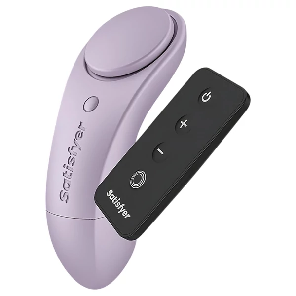 Satisfyer Sexy Secret - viselhető csiklóvibrátor (lila)