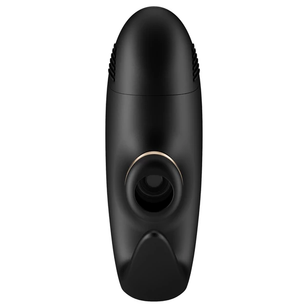 Satisfyer Pro 4 Couples - léghullámos párvibrátor (fekete)