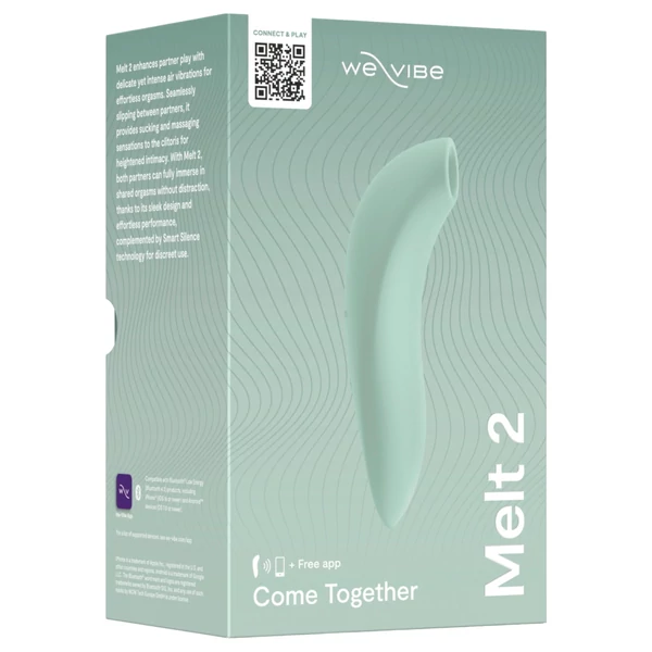 We-Vibe Melt 2 - App-vezérelt léghullámos csiklóizgató (türkiz)