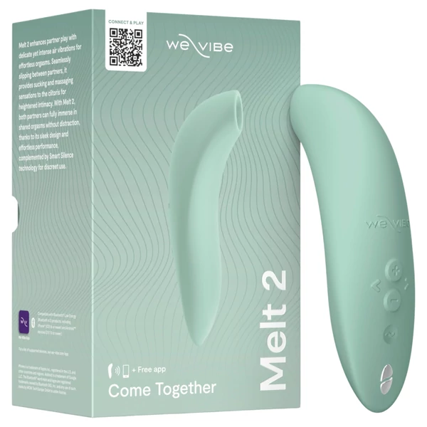 We-Vibe Melt 2 - App-vezérelt léghullámos csiklóizgató (türkiz)