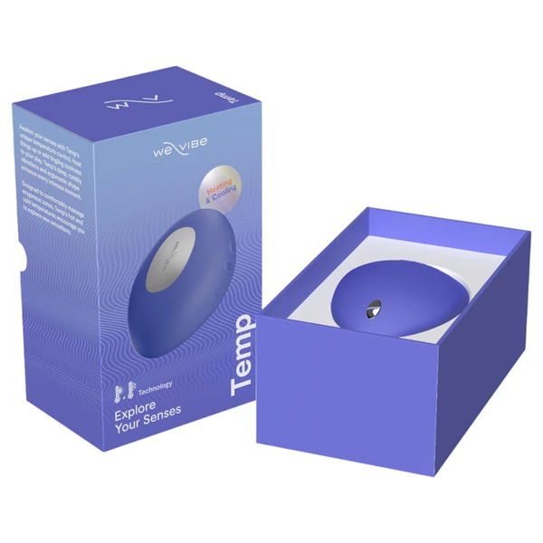 We-Vibe Temp - hűtő-melegítő csiklóizgató vibrátor (kék)