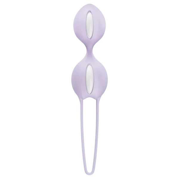 Fun Factory Smartballs Duo - kegel tréner belső golyóval (lila)