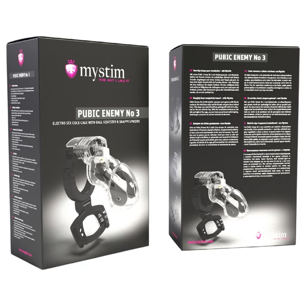 mystim Public Enemy NO 3 - elektro péniszketrec