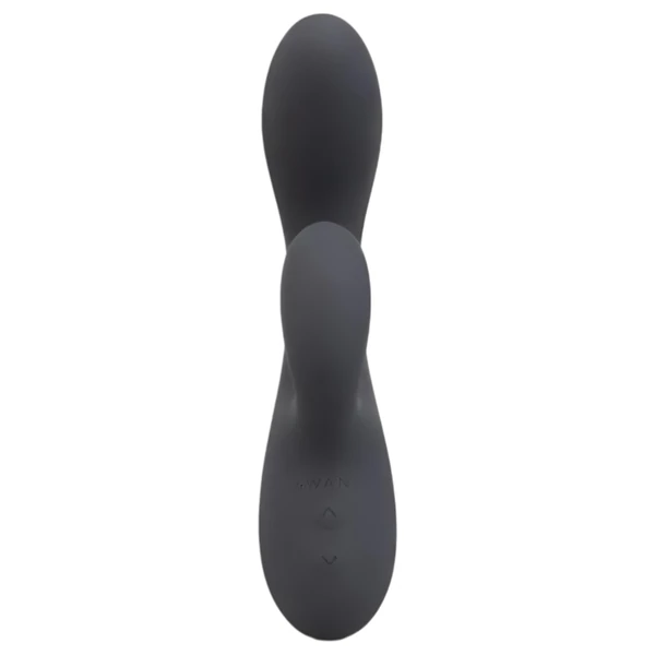 le Wand Soft Rabbit - 2 motoros csiklókaros vibrátor (fekete)