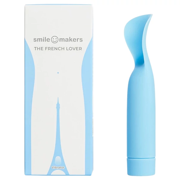 Smile Makers - Francia szerető vibrátor (kék)
