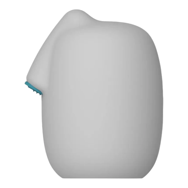 VIBEGGS Candy Curves - vibrációs tojás maszturbátor (fehér)