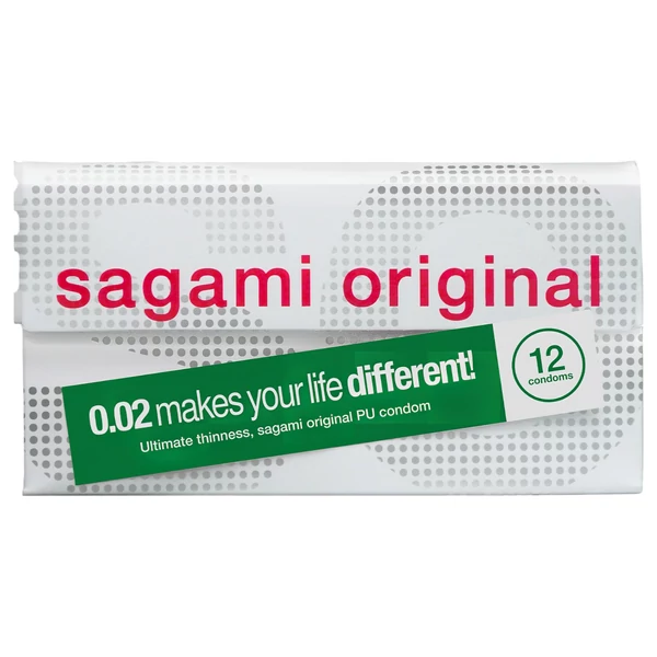 Sagami Original 0,02 - óvszer - 55 mm (12 db)
