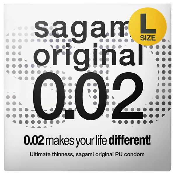Sagami Original 0,02 L - óvszer - 58 mm (1 db)