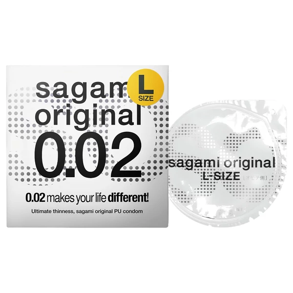 Sagami Original 0,02 L - óvszer - 58 mm (1 db)