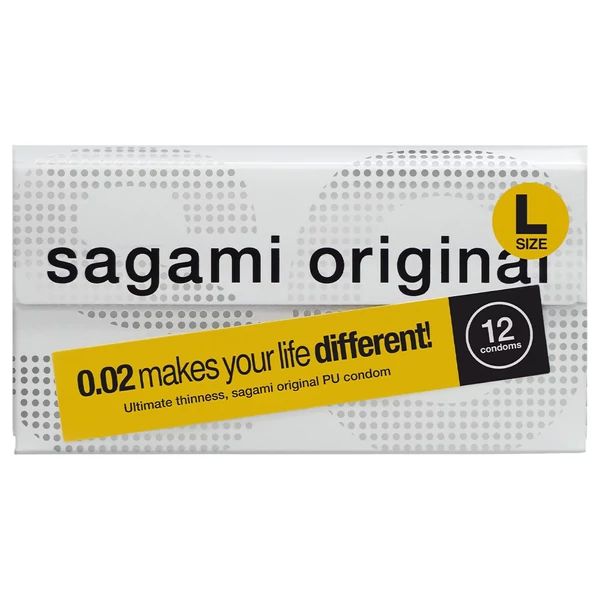 Sagami Original 0,02 L - óvszer - 58 mm (12 db)