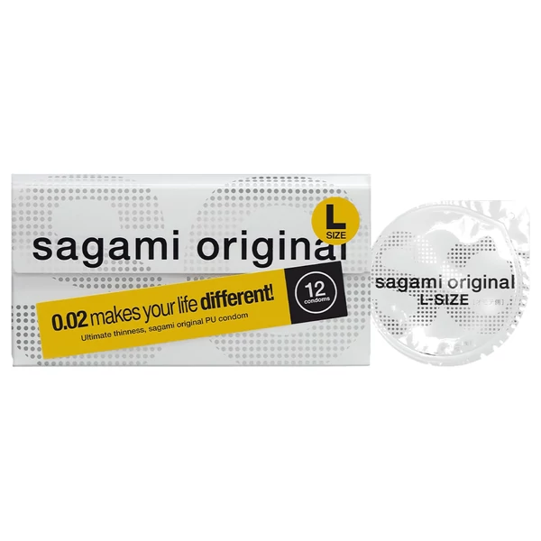 Sagami Original 0,02 L - óvszer - 58 mm (12 db)