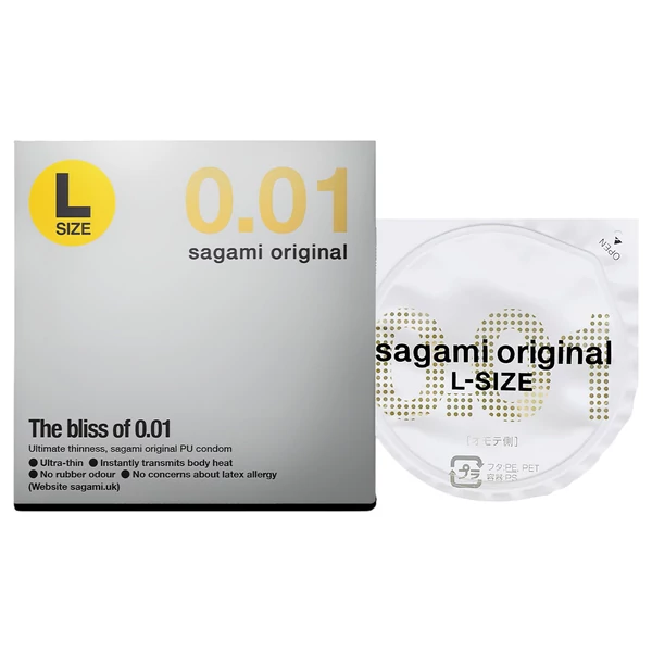 Sagami Original 0,01 L - óvszer - 58 mm (1 db)