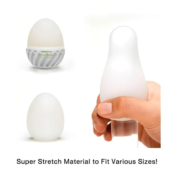 TENGA Egg Brush - tojás maszturbátor (1 db)