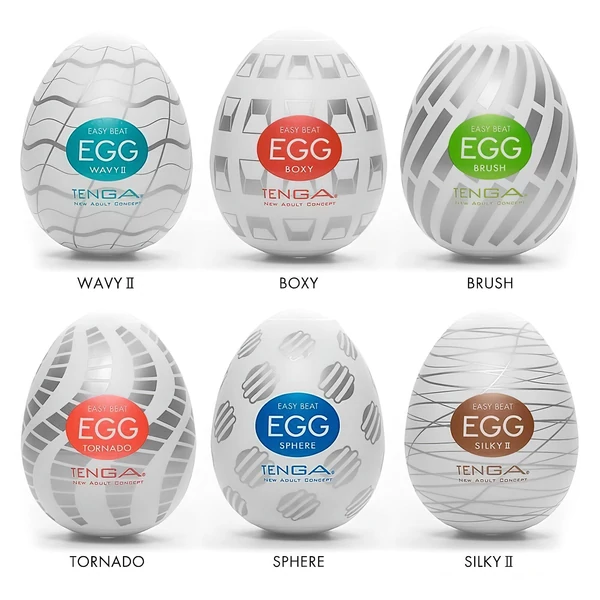 TENGA Egg New Standard - tojás maszturbátor készlet (6 db)