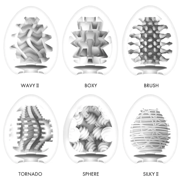 TENGA Egg New Standard - tojás maszturbátor készlet (6 db)