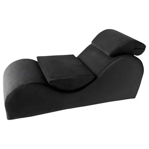 Liberator Esse Lounger - variálható tantra fotel (fekete)